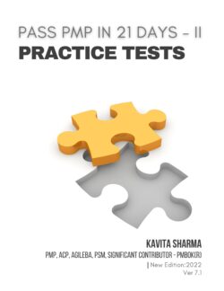 Pass PMP in 21 Days - Step 2 - Practice Tests Book Cover