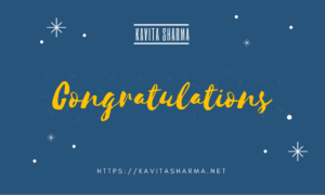 Congratulations Nrupen! 13 Dark Blue and Neon Green Congratulations Card 2