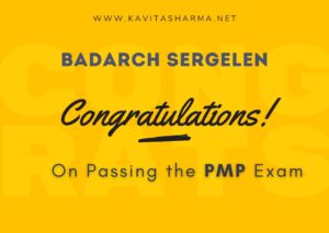 You Are A Pmp Badarch - Congratulations 10 2